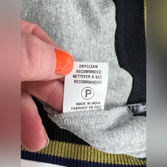 BLANK LONDON for ANTHROPOLOGIE Green and black Monstera knit sweater size S - Picture 14 of 16